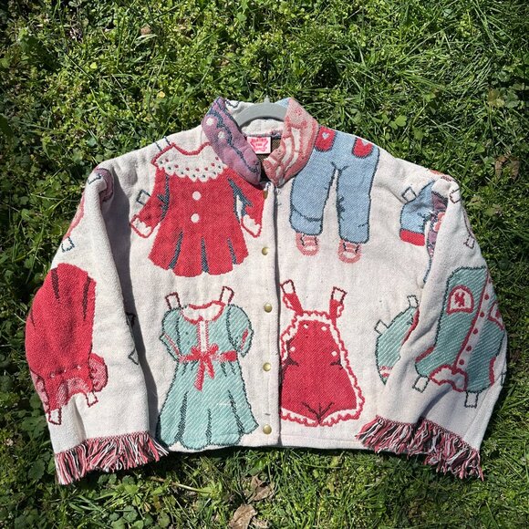 handmade, upcycled quilt + blanket coats - Picture 3 of 13